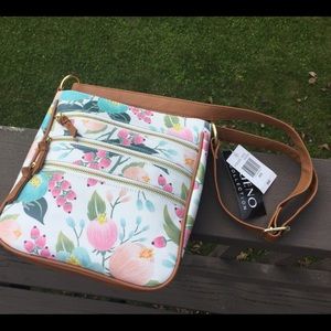 Floral Patterned Cross-body purse